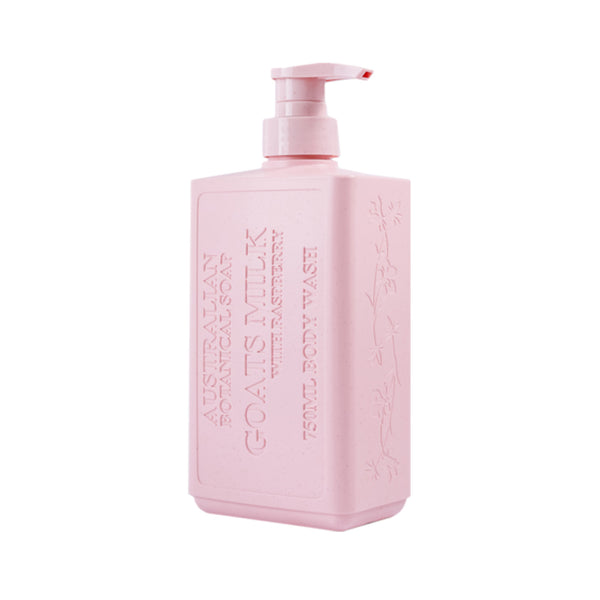 Australian Botanical Goats Milk with Raspberry Liquid Soap 750ml