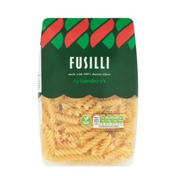 Sainsburys Fusilli Pasta 500g (highest price)