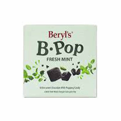 Beryls B.Pop Fresh Mint Bittersweet Chocolate 50g