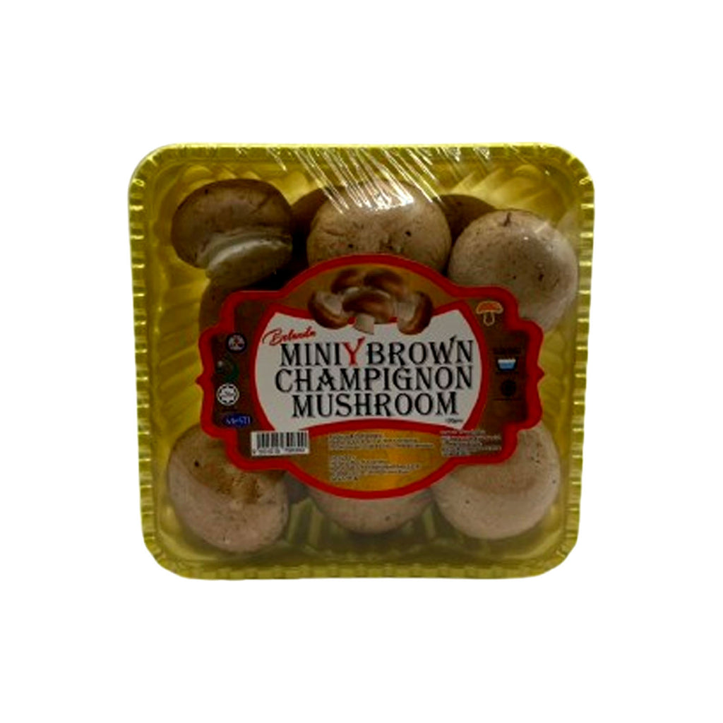 Frais Funghi Mushroom Baby Swiss Brown (Malaysia) 100g
