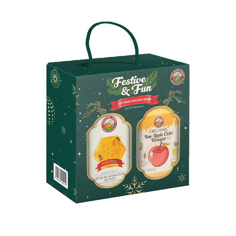 Country Farm Festive & Fun DIY Xmas Holiday Drink 1pack