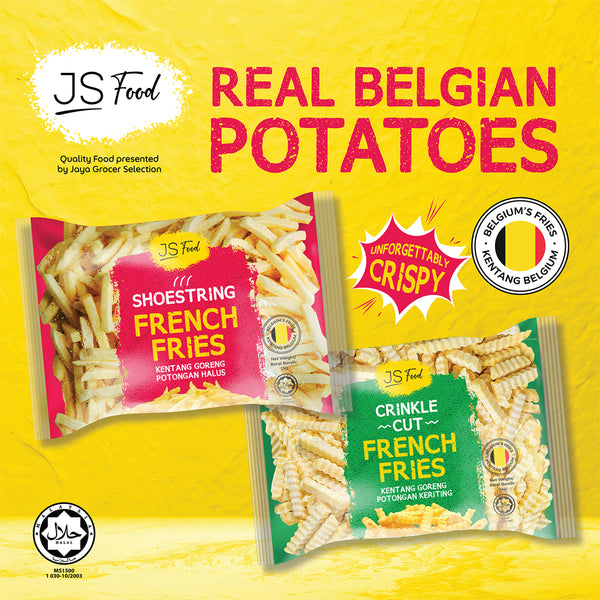 JS Food Crinkle Cut French Fries 1kg (highest price)