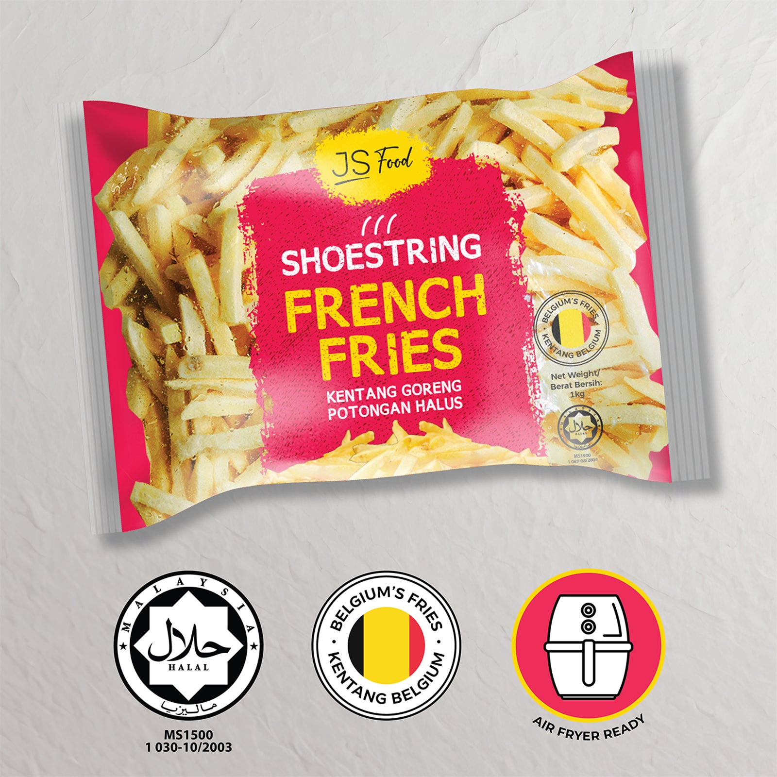 JS Food Shoestring French Fries 1kg