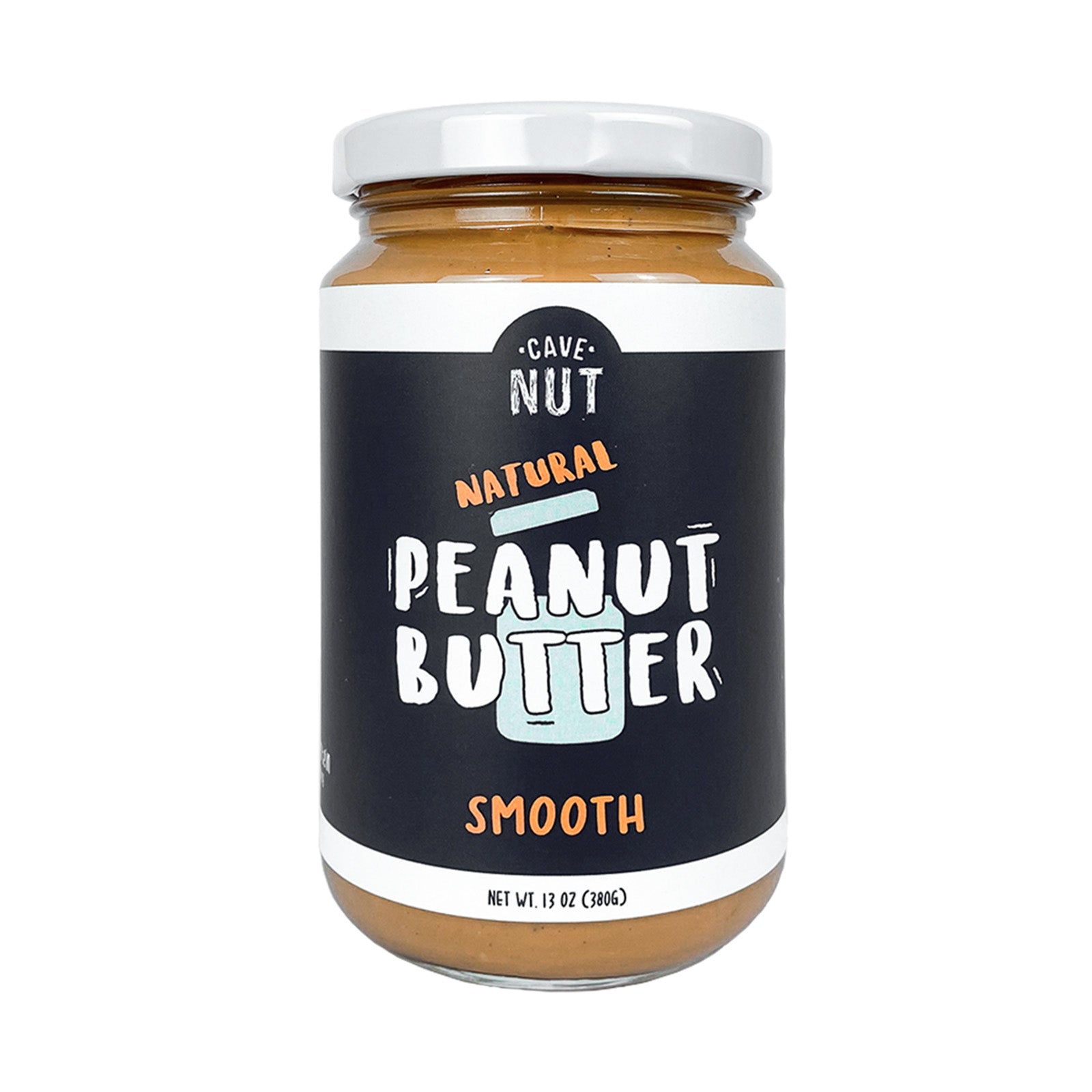 Cave Nut Natural Peanut Butter Spread Smooth 380g