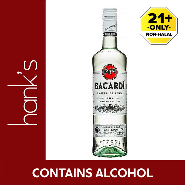 Bacardi Carta Blanca Rum Alc 37.5% 700ml