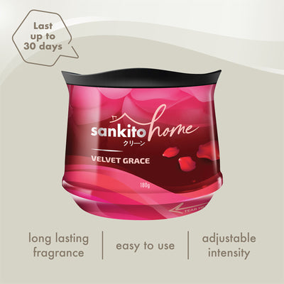 Sankito Home Air Freshener Gel Velvet Grace 180g