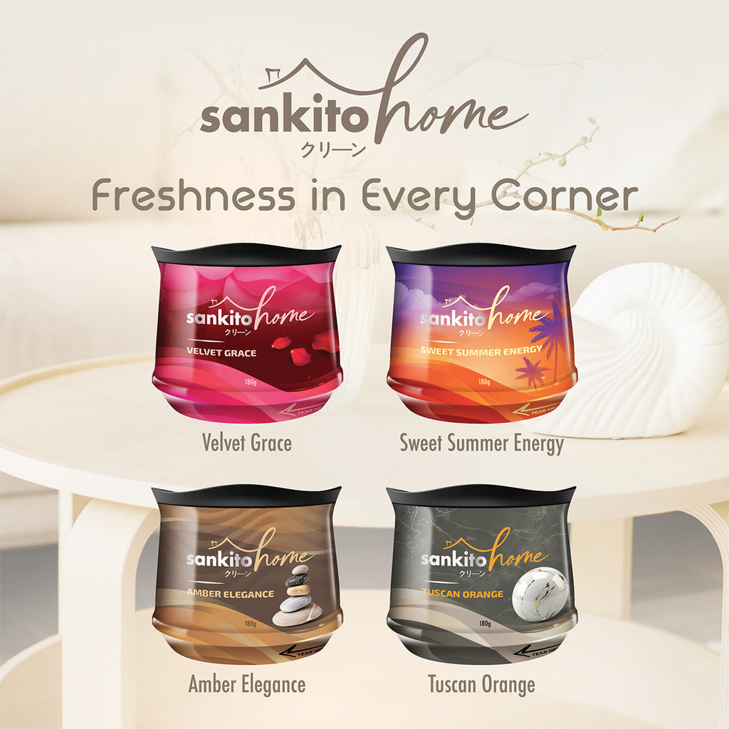 Sankito Home Air Freshener Gel Tuscan Orange 180g