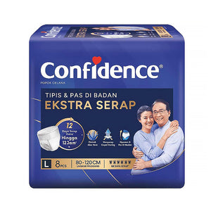 Confidence Absorb Pants Adult Diapers Large 8sheets