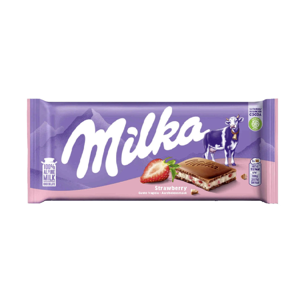Milka Strawberry Yoghurt 100g