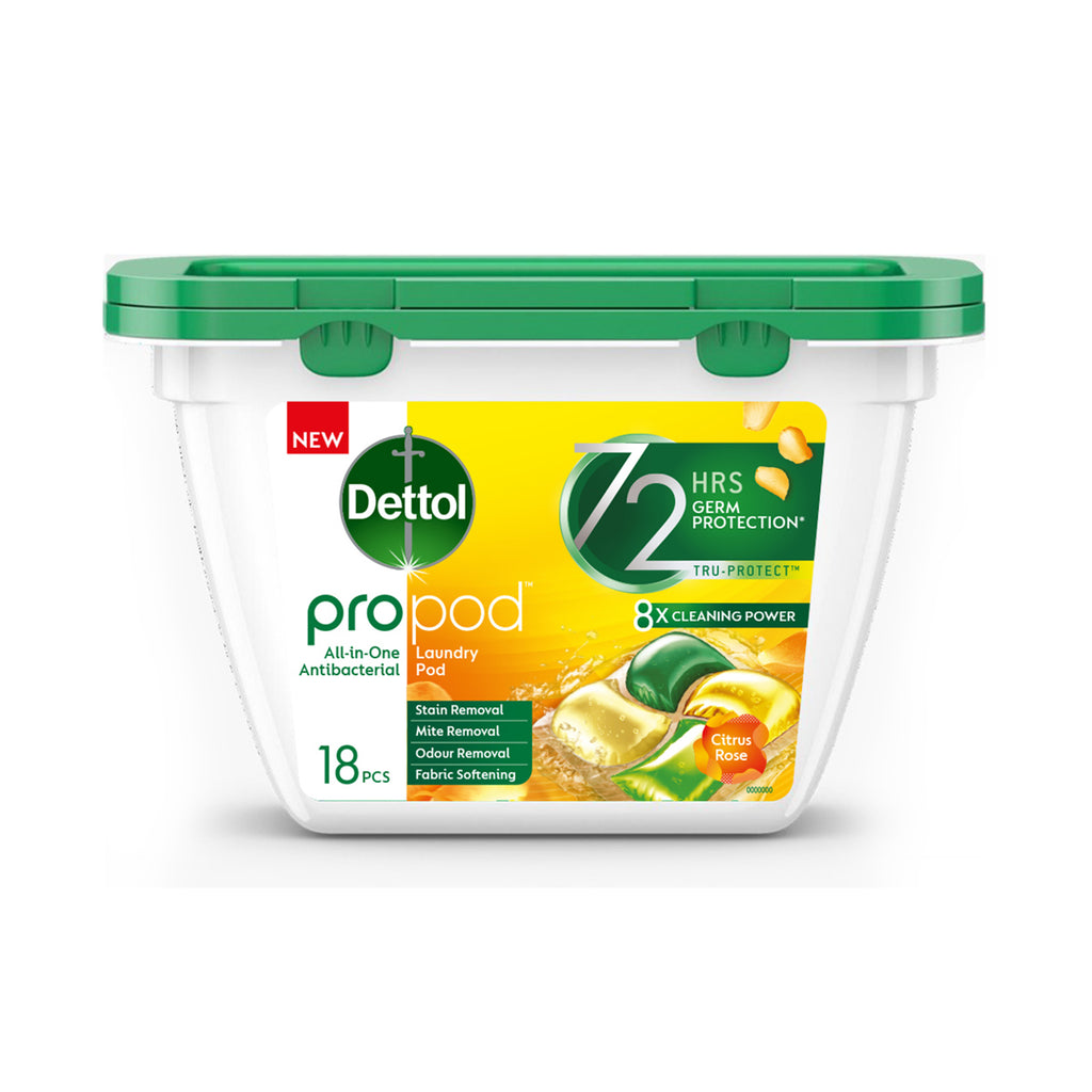 Dettol Laundry Pods Citrus Rose 18pcs/pack