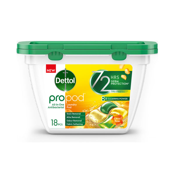 Dettol Laundry Pods Citrus Rose 18pcs/pack