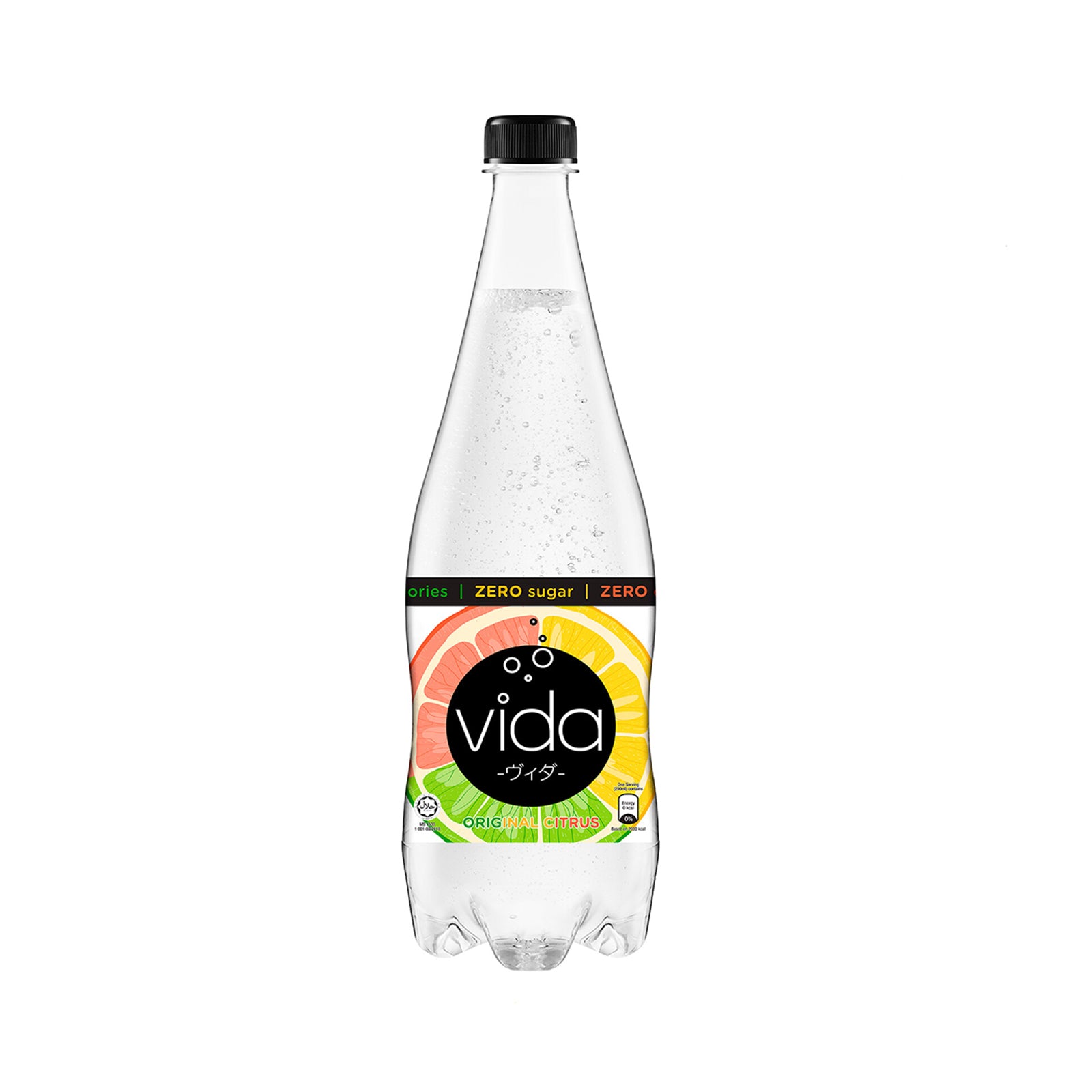 Vida Zero Original Citrus Sparkling Drink 1L