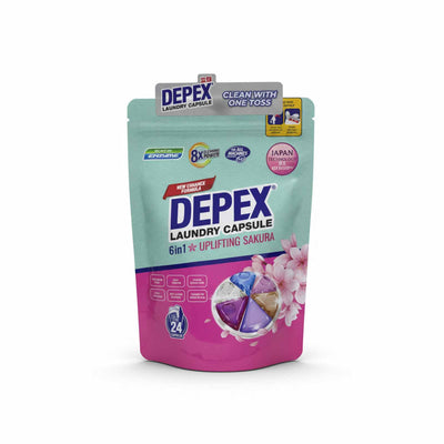 Depex Laundry Capsule Sakura Pouch 8g x 24