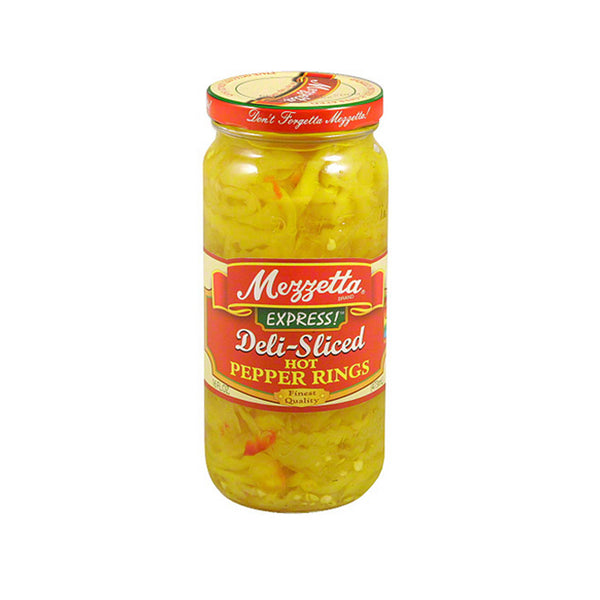 Mezzetta Hot Banana Pepper Rings 453.5g