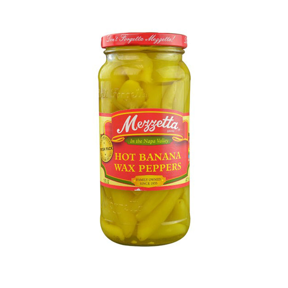 Mezzetta Hot Banana Peppers 453.5g