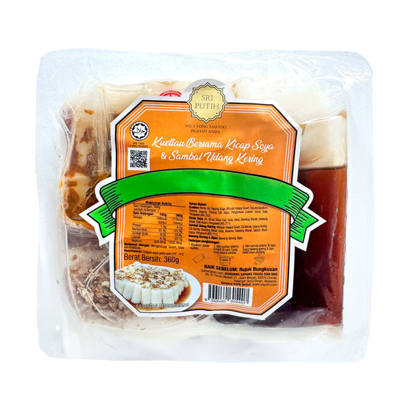 Sri Putih Kuetiau Bersama Kicap Soya & Sambal Udang Kering 360g