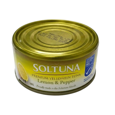 Soltuna Pre Yellowfin Tuna Chunks Lemon Pepper 160g