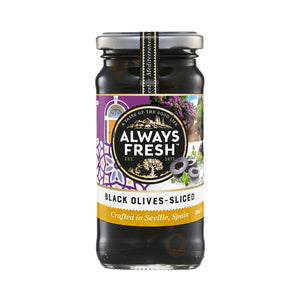 Always Fresh Black Slices Olives 440g