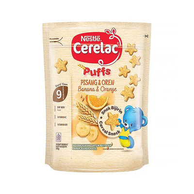 Nestle Cerelac Puffs Banana and Orange 50g