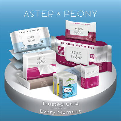 Skipiyaya x Aster & Peony Box Tissue 1pack