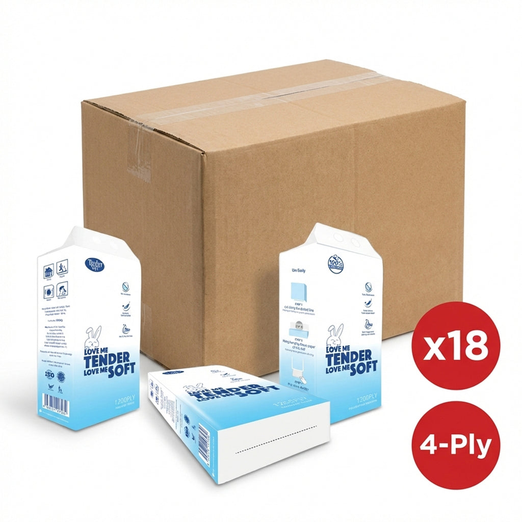 Tender Soft 4ply Hanging Tissue 1200sheets