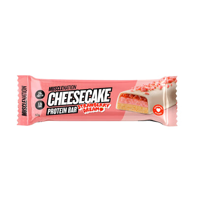 Muscle Nation Cheesecake Bar Strawberry 50g