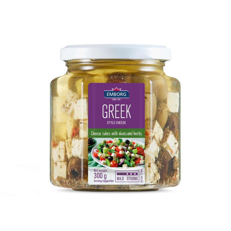 Emborg Feta in Oil with Herbs and Olives 300g