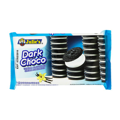 Julies Dark Chocolate Sandwich Cookies 120g