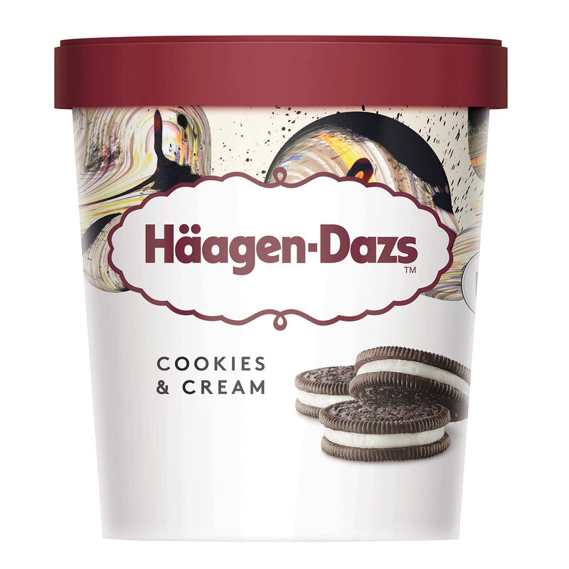 Haagen-Dazs Cookies and Cream Ice Cream 473ml