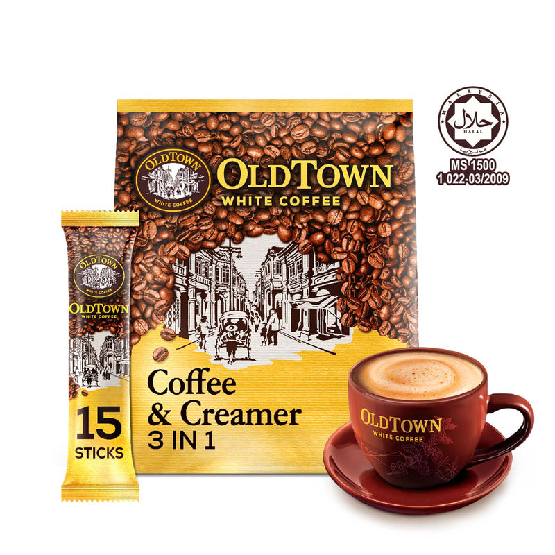 Old Town 2 in 1 White Coffee (Coffee & Creamer) 375g