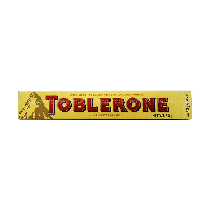 Toblerone Swiss Milk Chocolate Nuogat 50g