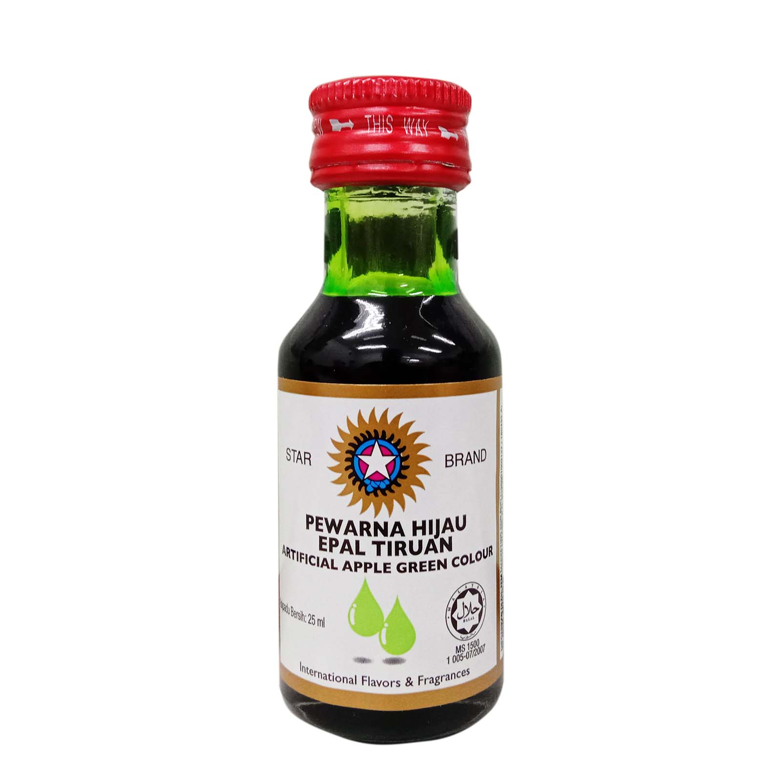 Star Brand Artificial Green Apple Colour 25ml
