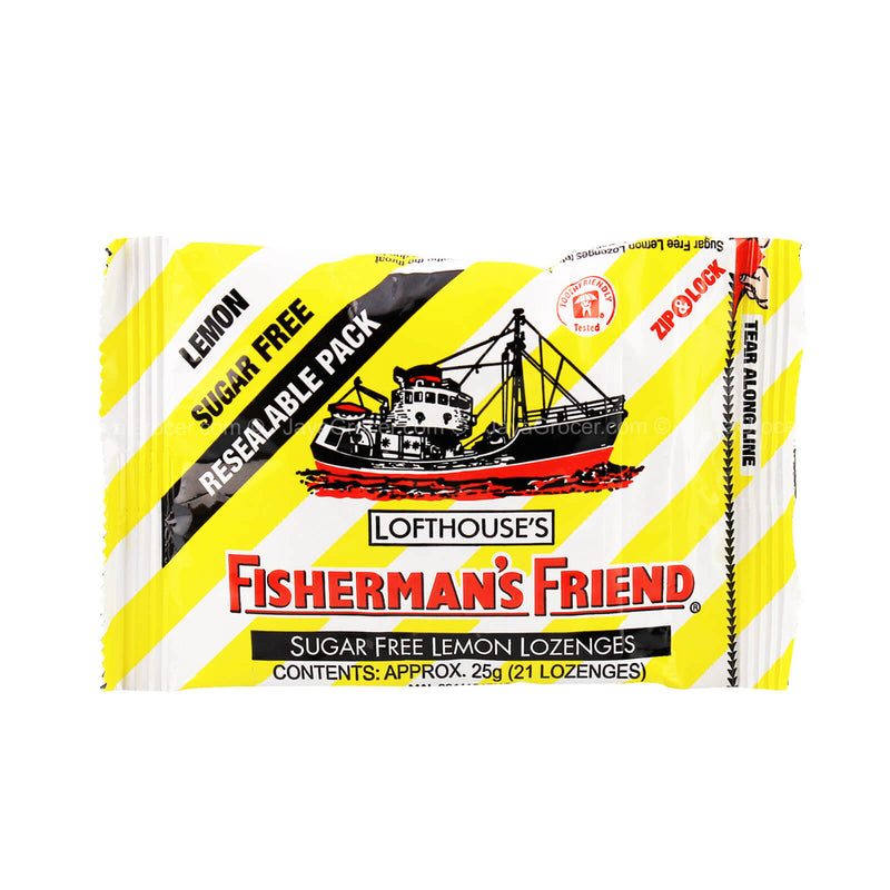 Fishersman's Friend Sugarfree Lemon Lozenges 25g