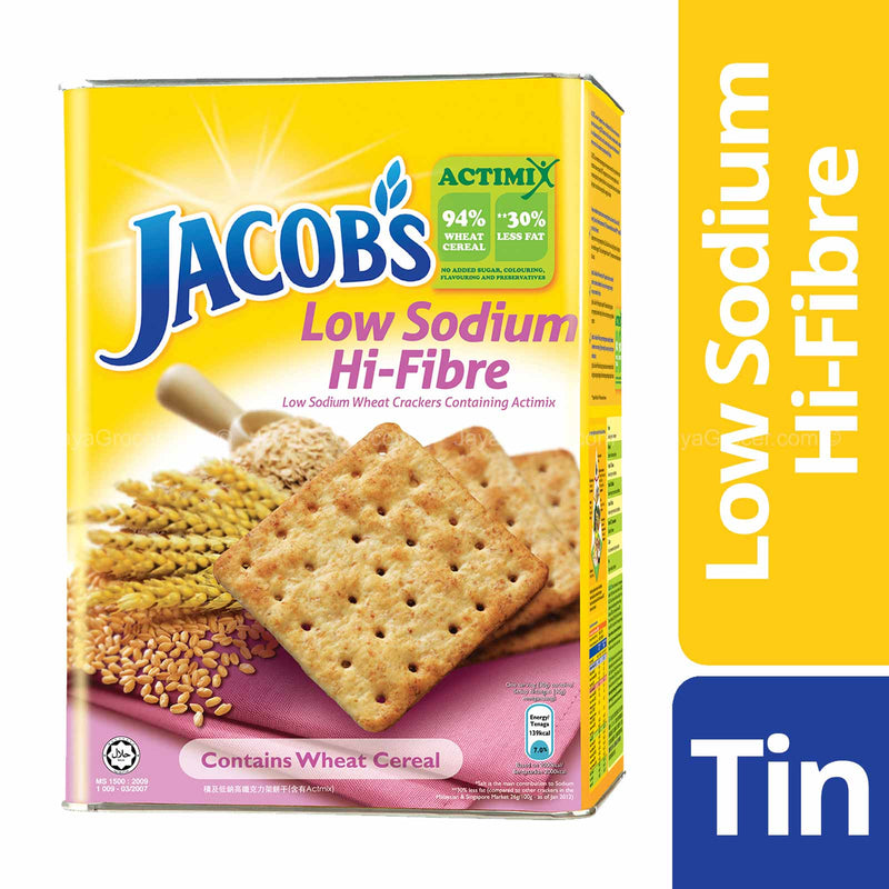 Jacob’s Low-Sodium Hi-Fibre Wheat Cracker 700g