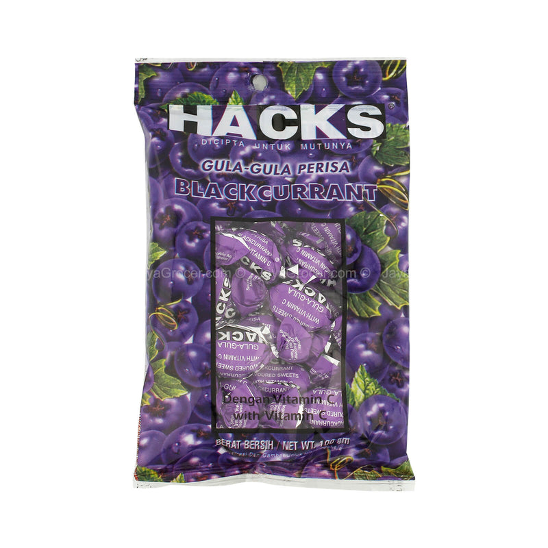 Hacks Blackcurrant Candy 100g