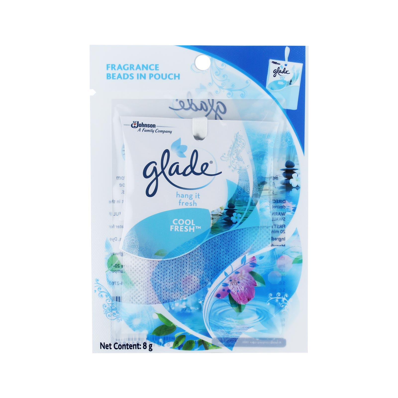 Glade Hang It Fresh Cool Car Freshener 8g