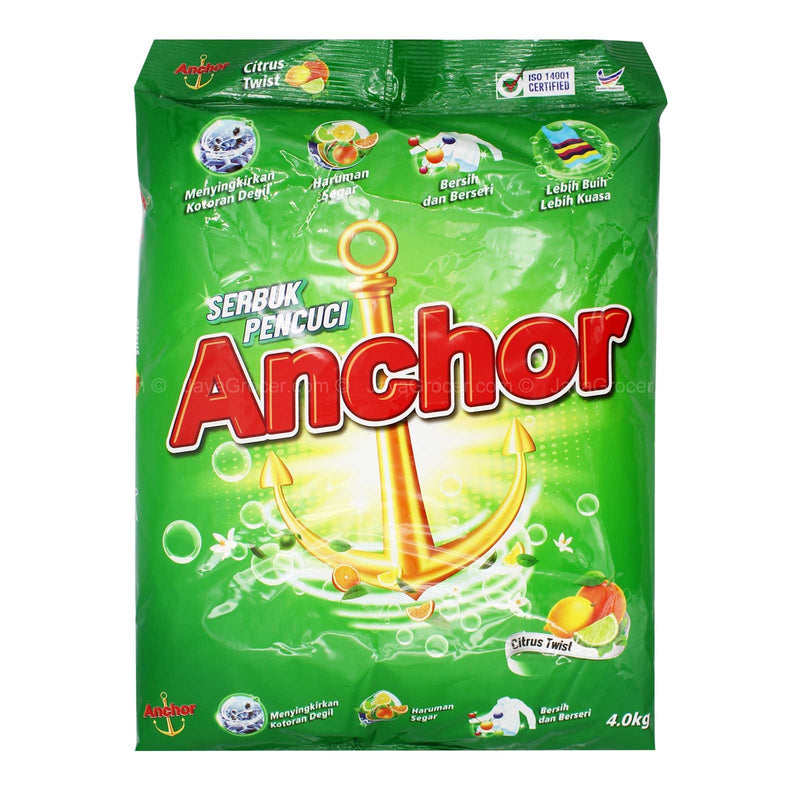 Anchor Detergent Powder Citrus Twist 4kg