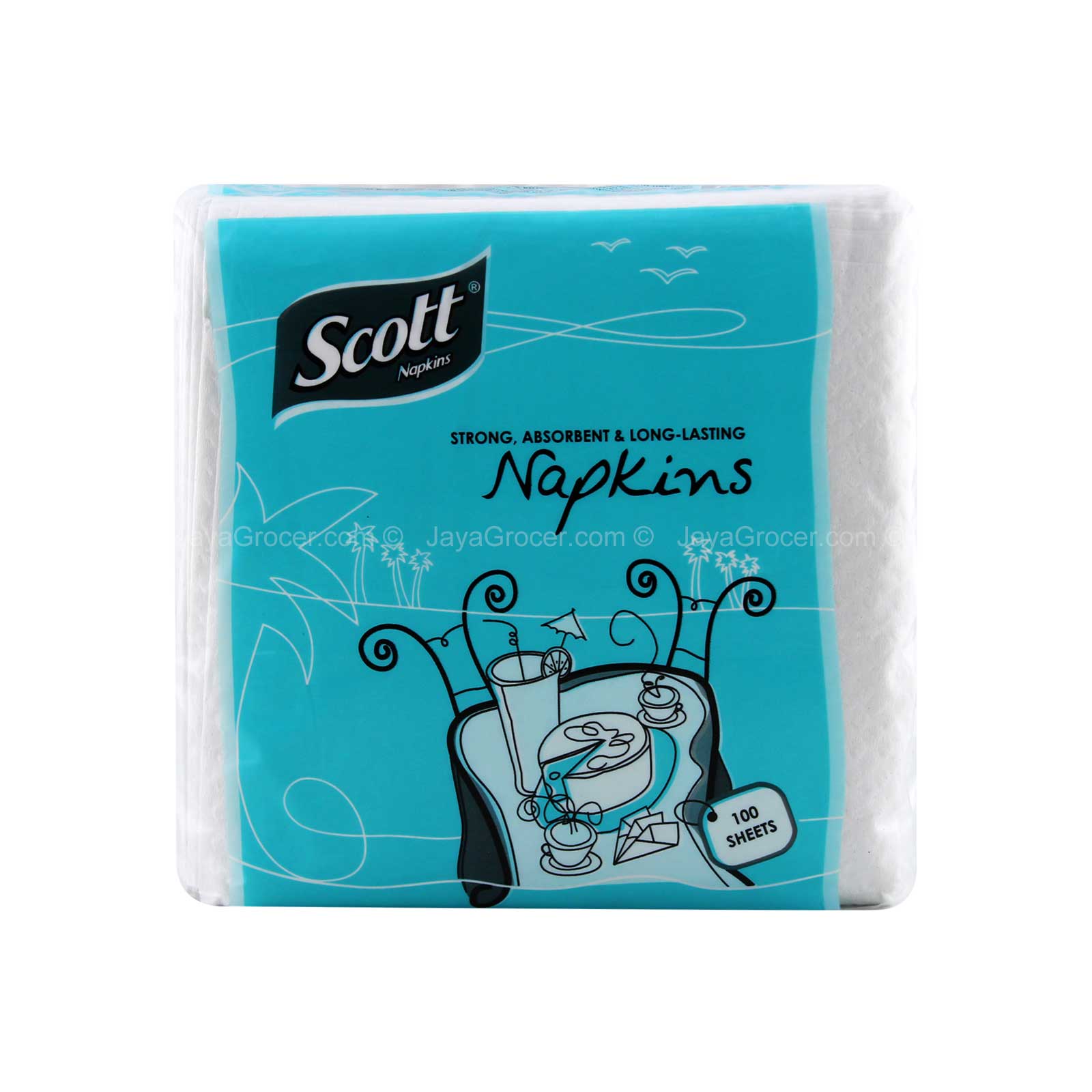 Scott Table Napkin (White) 100pcs/pack