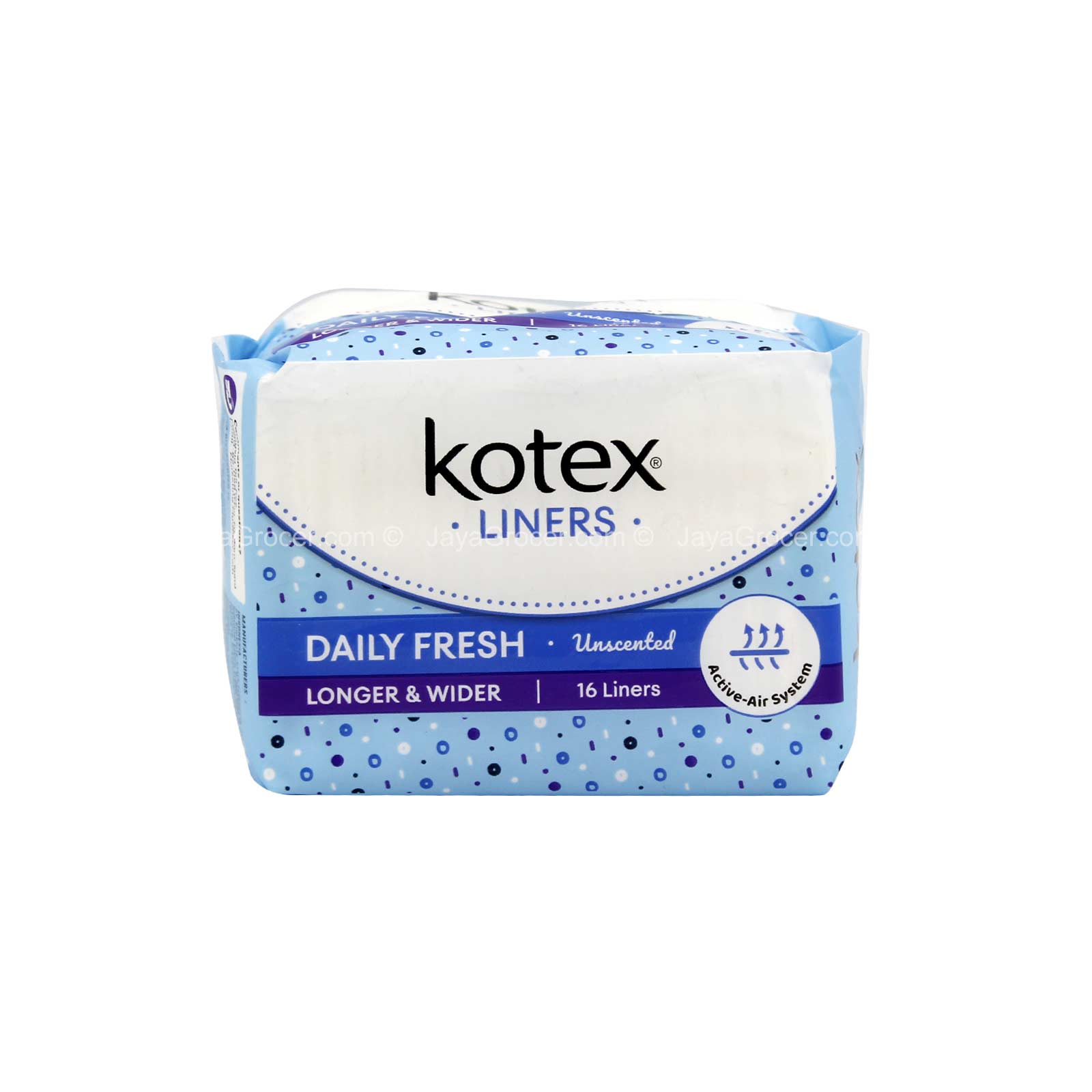 KOTEX FRESH P/LINER LONG&W UNSCEN 14S *1