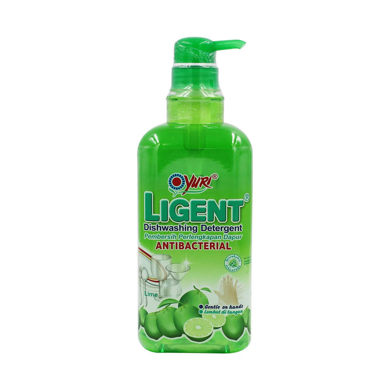 Yuri Ligent Anti-Bacterial Dishwashing Detergent Lime 1L