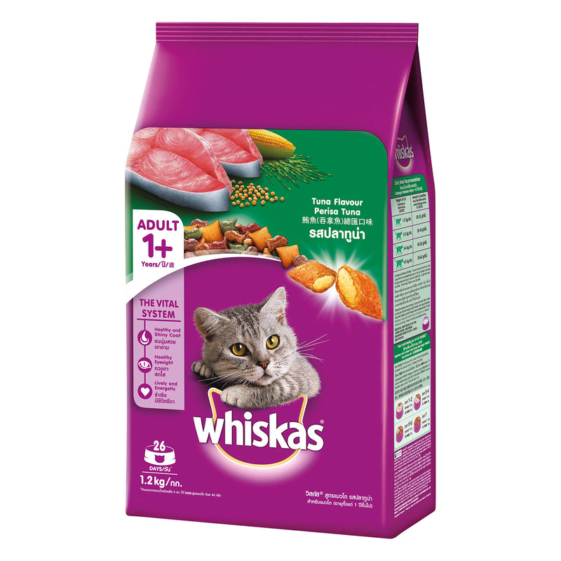 Whiskas Dry Cat food Tuna Flavor 1.2KG