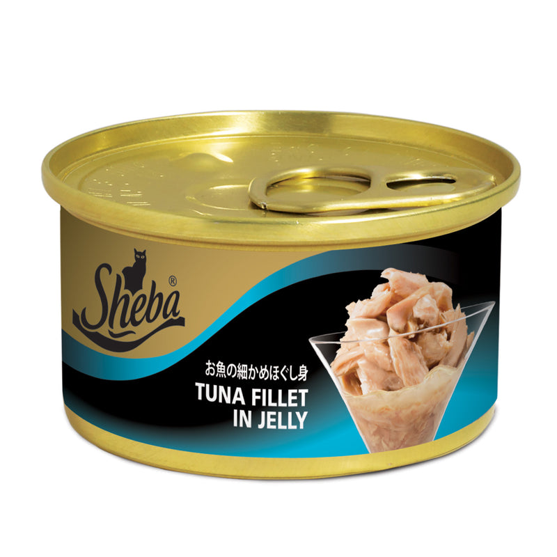 Sheba Tuna Fillets in Jelly Wet Food 85g