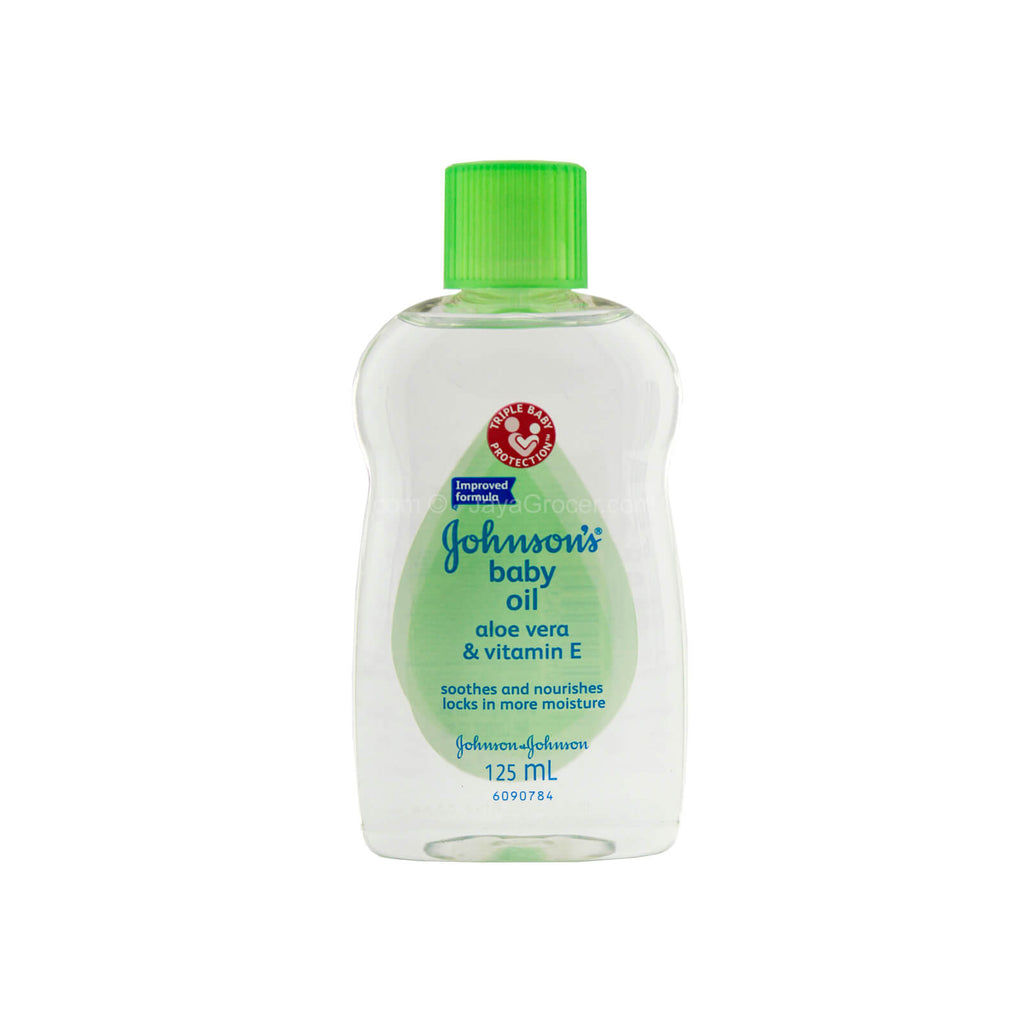 JohnsonÃ¢â‚¬â„¢s Baby Oil Aloe Vera & Vitamin E 125ml