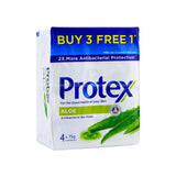 Protex Aloe Vera Soap Bar 75g x 3 +1