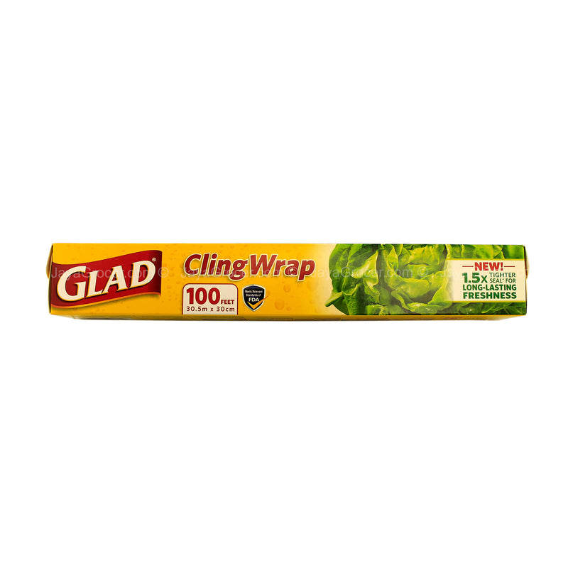 Glad Cling Wrap 100ft 30.5mx30cm 1pack