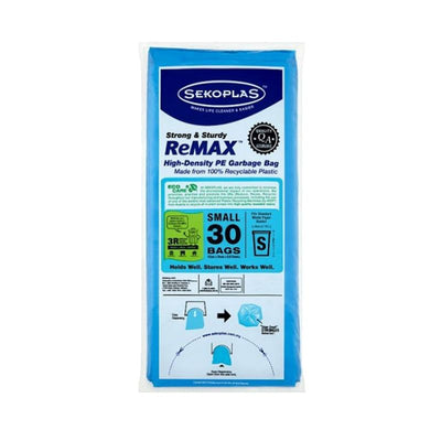 Sekoplas Remax High-Density PE Garbage Bag (Small) 47 x 54cm 30pcs/pack