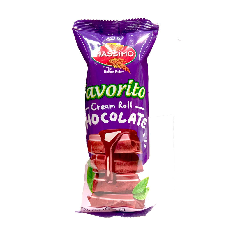 Massimo Favorito Chocolate Cream Roll 50g