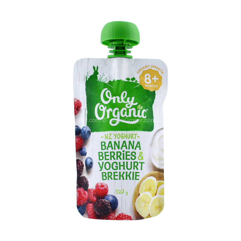 Only Organic Banana, Berries and Yogurt Baby Dessert 120g