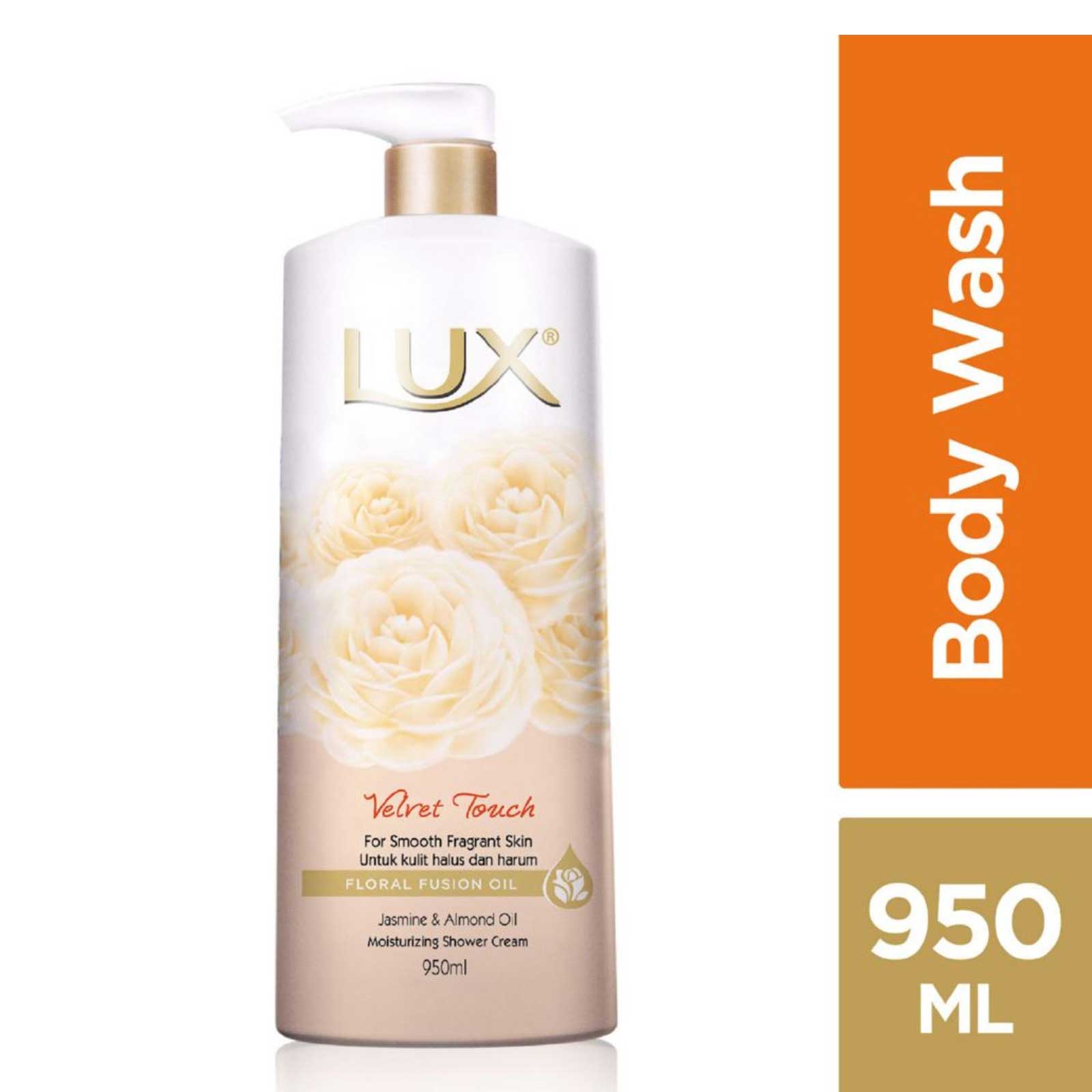 LUX BODY WASH-VELVET TOUCH 950ML *1
