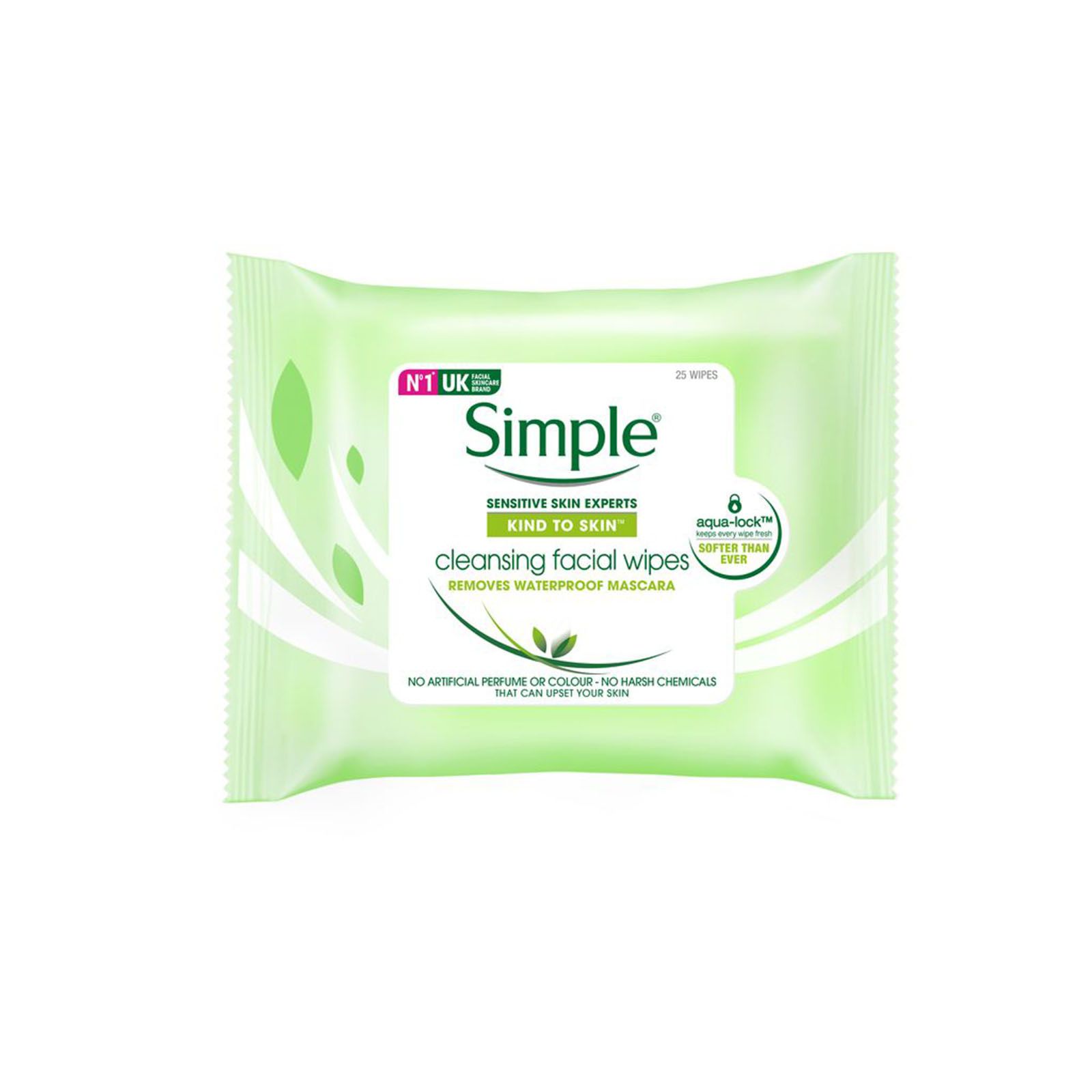 Simple Cleansing Facial Wipes 25pcs